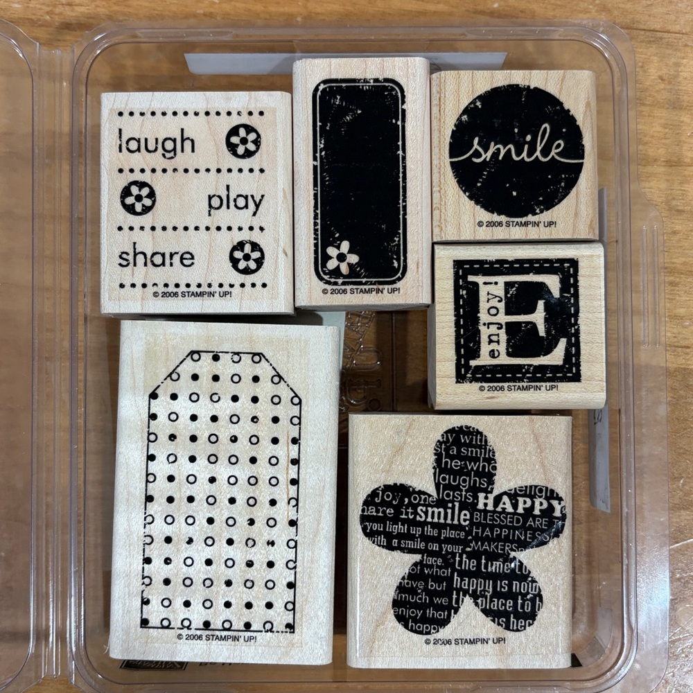 Stampin' Up! BE HAPPY Stamp Set